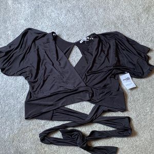 Charlotte Russe Tied Croptop